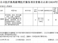 广西公立医疗机构新增医疗服务项目价格公示表(2024年第三批）